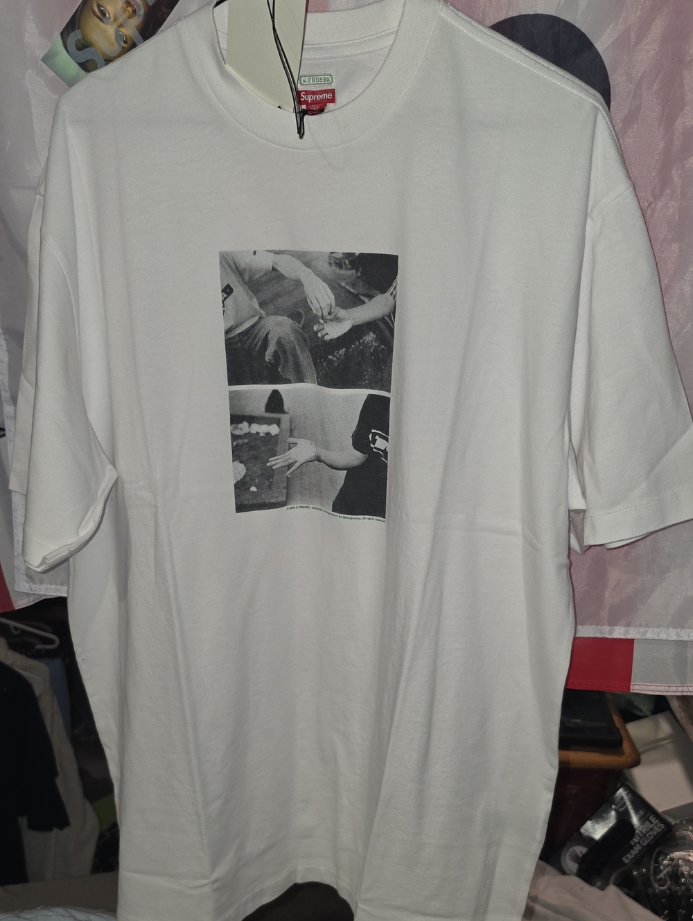 Supreme A.PRRSSE TEE LARGE 100% AUTHENTIC